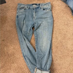 Lucky Brand Blue Straight Leg Jeans mid rise boyfriend